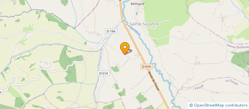 localisation de l'entreprise ANIMA-LOU à SAINTE-SUZANNE