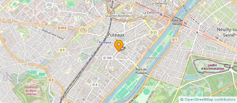 localisation de l'entreprise ANIMA MEDIA à PUTEAUX