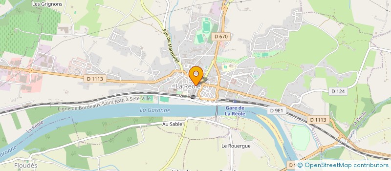 localisation de l'entreprise ANIMA REGULA  LA REOLE