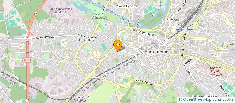 localisation de l'entreprise ANIMA SOLIDARITE PARTICI PERSON AGEES à ANGOULEME