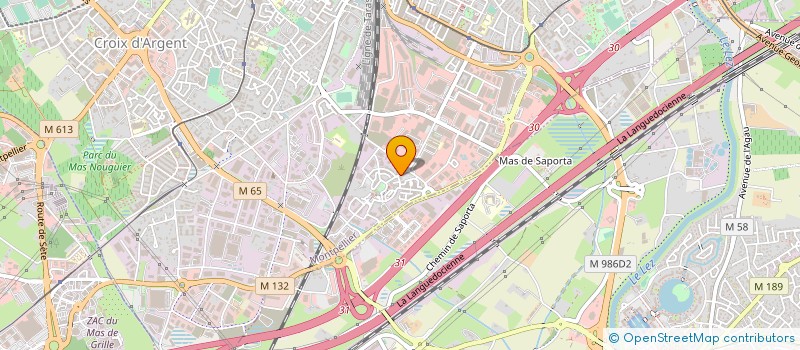 localisation de l'entreprise ANIMA TEC à MONTPELLIER