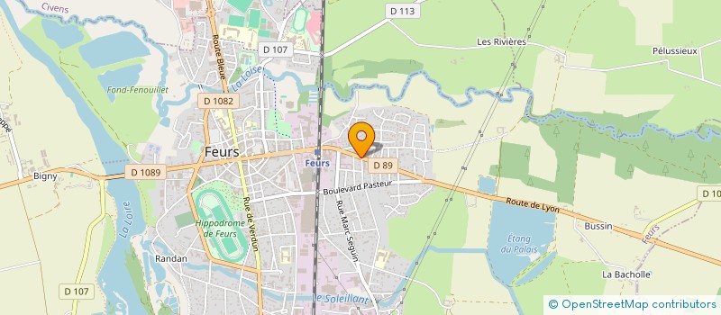 localisation de l'entreprise ANIMA TNT  FEURS