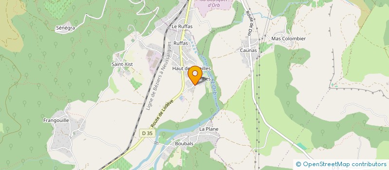 localisation de l'entreprise ANIMA TOUR  LA TOUR-SUR-ORB