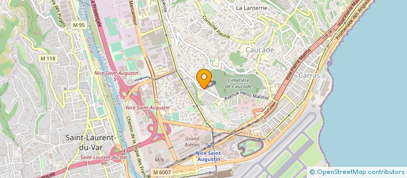 localisation de l'entreprise ANIMACOM à NICE