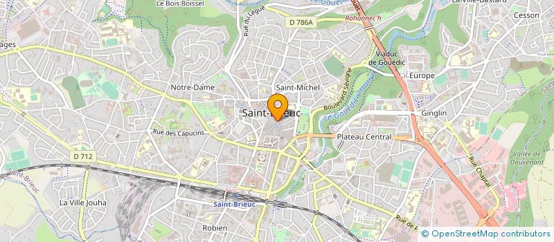 localisation de l'entreprise ANIMACTIONS à SAINT-BRIEUC