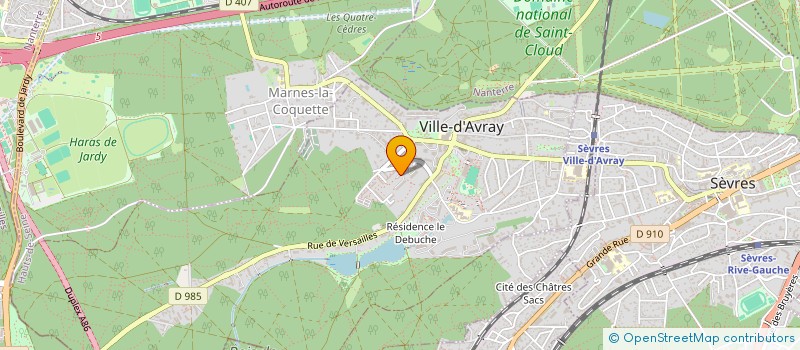 localisation de l'entreprise ANIMACTIVE à VILLE-D'AVRAY
