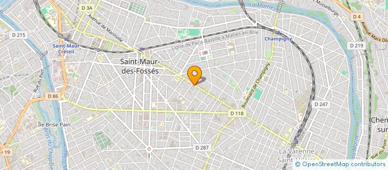 localisation de l'entreprise ANIMADOC à SAINT-MAUR-DES-FOSSES