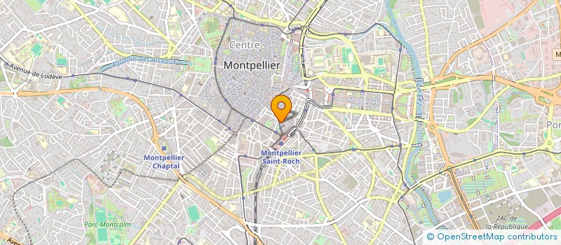 localisation de l'entreprise ANIMAE21 à MONTPELLIER