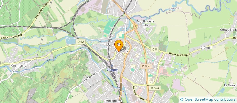 localisation de l'entreprise ANIMAGA  CHAGNY