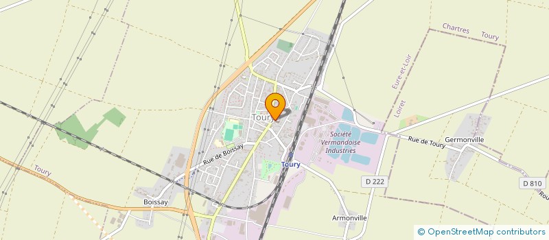localisation de l'entreprise ANIMAGAME à TOURY