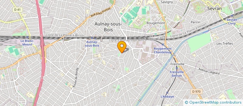 localisation de l'entreprise ANIMAGINE FORMATION à AULNAY-SOUS-BOIS