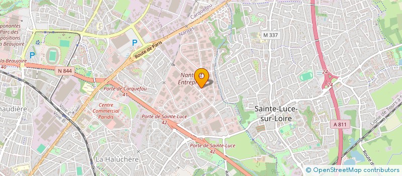 localisation de l'entreprise ANIMAL DISTRICT à NANTES