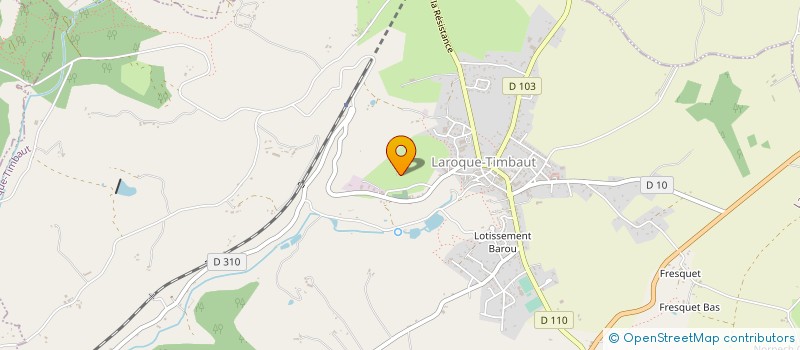 localisation de l'entreprise ANIMAL FACTORY DISTRIBUTION  LAROQUE-TIMBAUT