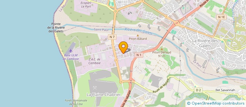 localisation de l'entreprise ANIMAL HEUREUX à SAINT-PAUL