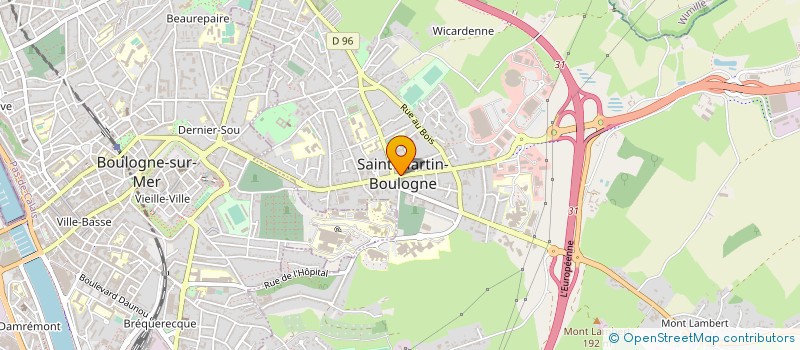 localisation de l'entreprise ANIMAL POUR LA VIE (APLV) à SAINT-MARTIN-BOULOGNE