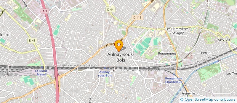 localisation de l'entreprise ANIMAL S FOOD MARKET à AULNAY-SOUS-BOIS