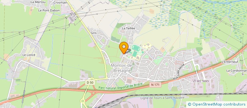 localisation de l'entreprise ANIMAL SHOPPING à MONTOIR-DE-BRETAGNE