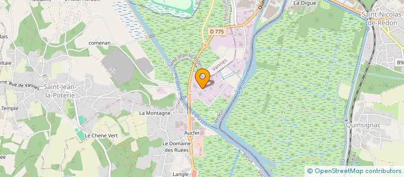 localisation de l'entreprise ANIMAL TECHNOLOGY à REDON