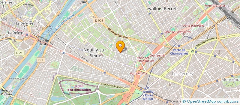 localisation de l'entreprise ANIMAL TESTING à NEUILLY-SUR-SEINE