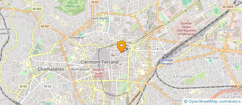 localisation de l'entreprise ANIMALE QUASAR  CLERMONT-FERRAND