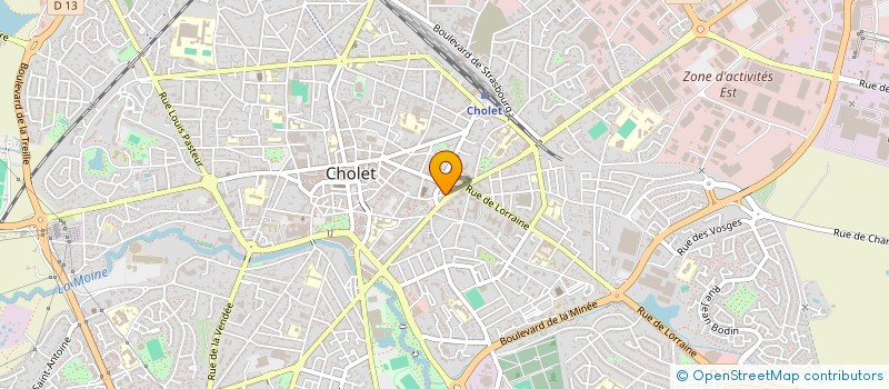localisation de l'entreprise ANIMALFOOD FRANCE à CHOLET