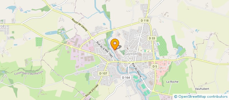 localisation de l'entreprise ANIMALIS  GORRON