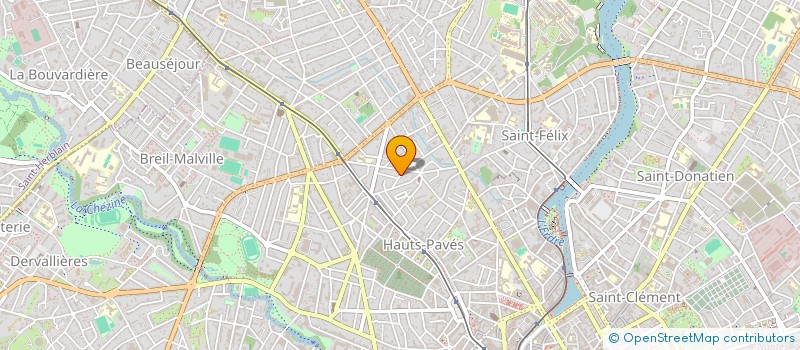 localisation de l'entreprise ANIMALIS'BA  NANTES