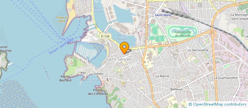 localisation de l'entreprise ANIMALO BIEN-ETRE  SAINT-MALO