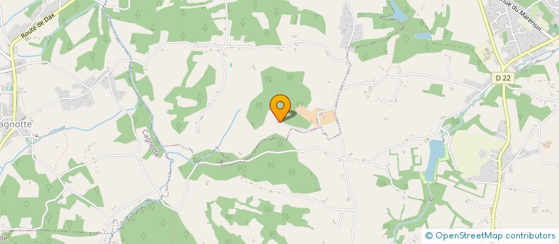 localisation de l'entreprise ANIMALSUP  GAAS