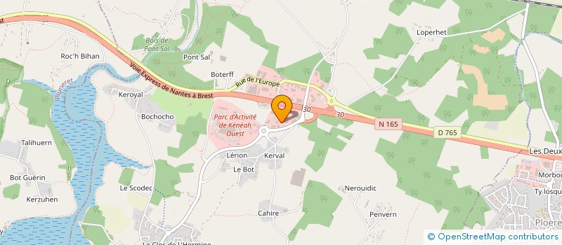 localisation de l'entreprise ANIMANIA à AURAY