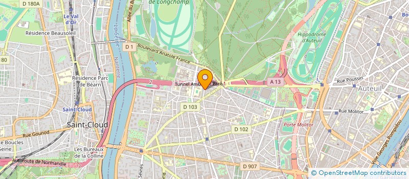 localisation de l'entreprise ANIMANOTES  BOULOGNE-BILLANCOURT