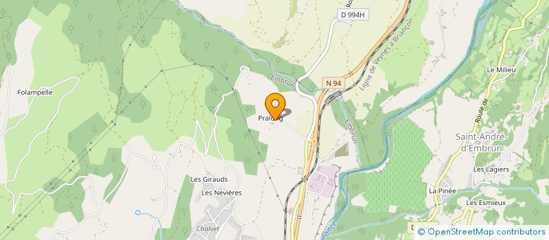 localisation de l'entreprise ANIMARCHES  EMBRUN