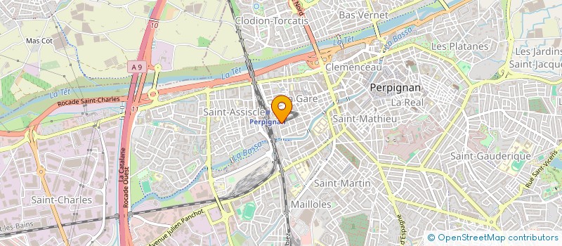 localisation de l'entreprise ANIMARE 66  PERPIGNAN