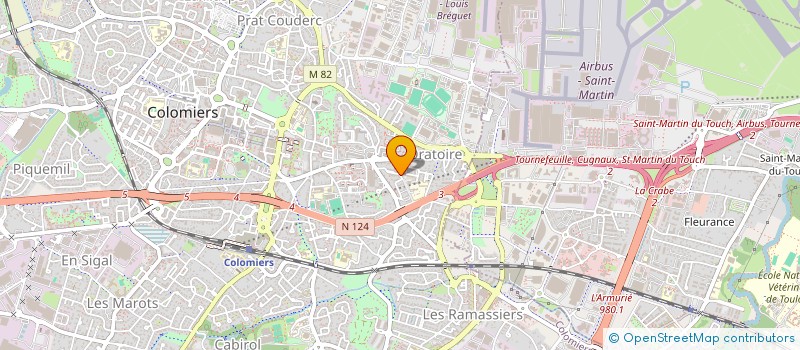 localisation de l'entreprise ANIMASHOW à COLOMIERS