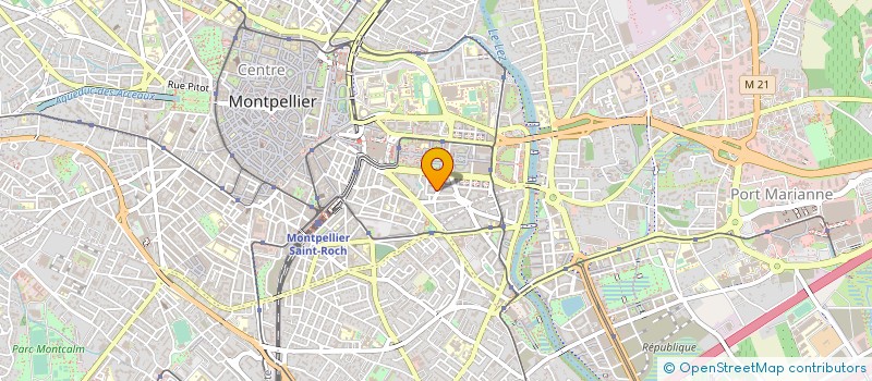 localisation de l'entreprise ANIMASUD à MONTPELLIER