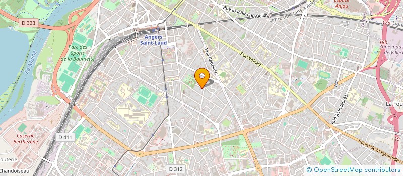 localisation de l'entreprise ANIMAT ANJOU à ANGERS