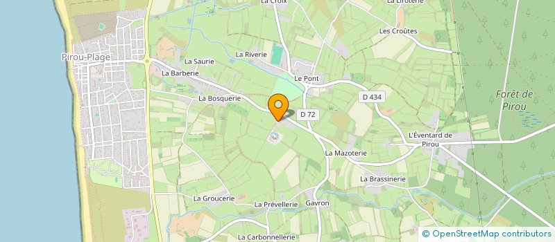 localisation de l'entreprise ANIMAT NORMAND CHATEAU PIROU  PIROU