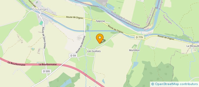 localisation de l'entreprise ANIMAT.PROMOT.PLAN D'EAU DE PIERREFITTE  PIERREFITTE-SUR-LOIRE