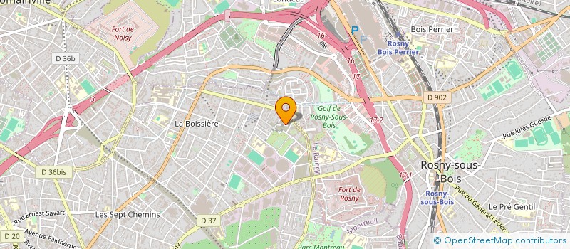 localisation de l'entreprise ANIMAT SONOR TECHNI EVEN KARAOKE COMMUNI à MONTREUIL