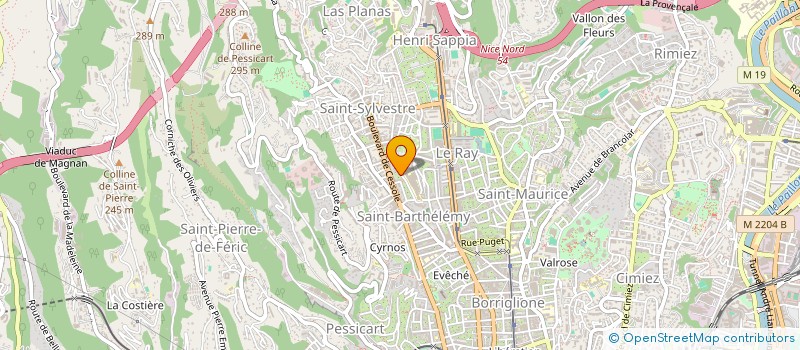 localisation de l'entreprise ANIMATECH à NICE