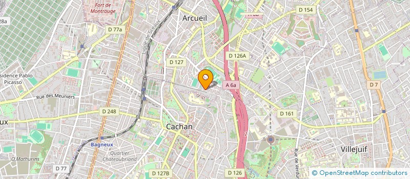 localisation de l'entreprise ANIMATEURS DU MONDE ADM  ARCUEIL