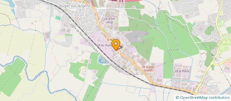 localisation de l'entreprise ANIMATHAN à PUGET-SUR-ARGENS
