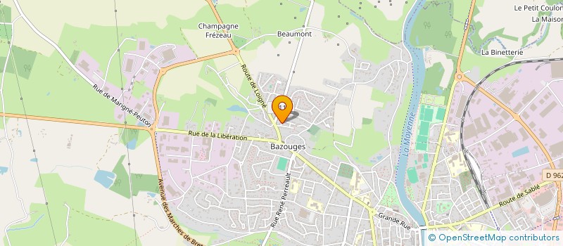localisation de l'entreprise ANIMATHON à CHATEAU-GONTIER-SUR-MAYENNE