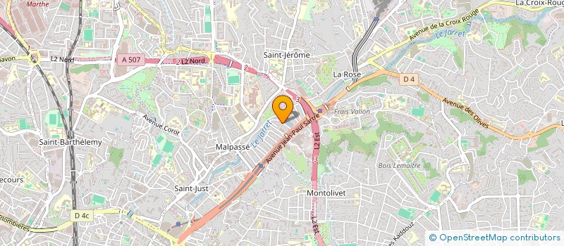 localisation de l'entreprise ANIMATION 13  MARSEILLE