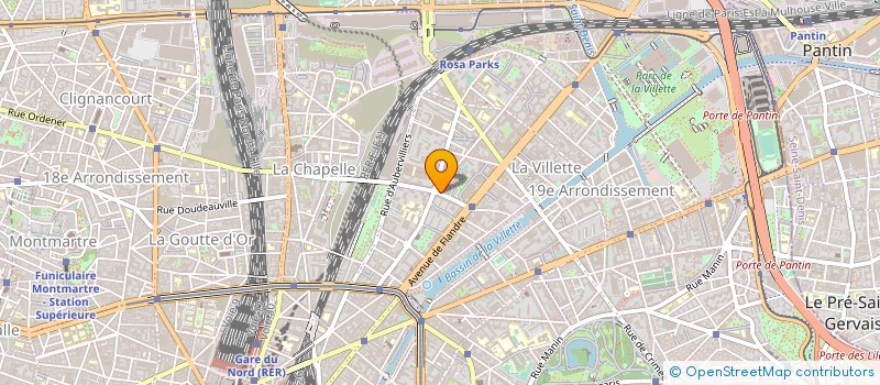 localisation de l'entreprise ANIMATION 19  PARIS