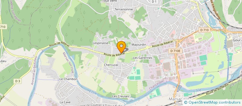 localisation de l'entreprise ANIMATION AMBIANCE DISCO  CHANCELADE