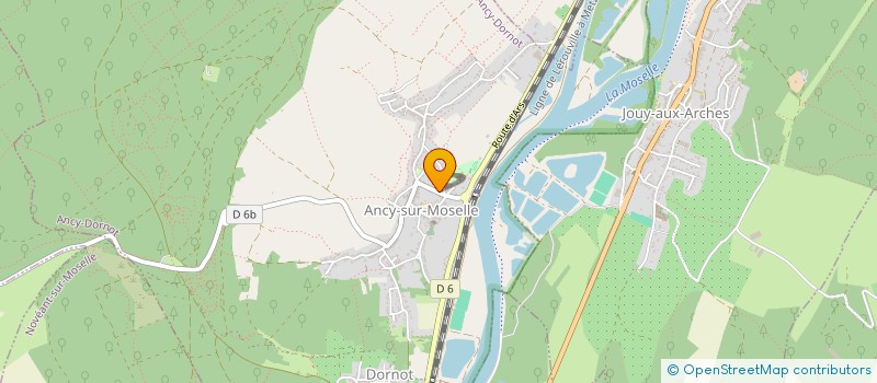 localisation de l'entreprise ANIMATION ANCEENNE  ANCY-DORNOT