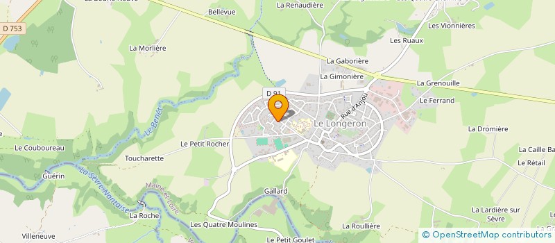 localisation de l'entreprise ANIMATION AU CLAIRLOGIS à SEVREMOINE