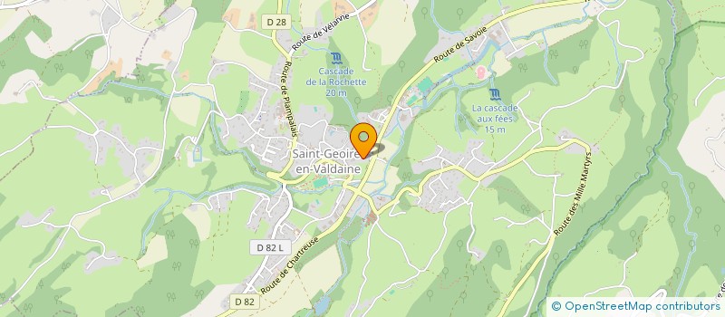 localisation de l'entreprise ANIMATION AU FOYER LOGEMENT  SAINT-GEOIRE-EN-VALDAINE