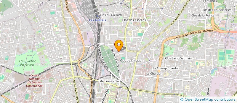 localisation de l'entreprise ANIMATION BOURGOGNE CHATELET DESSAUX à ORLEANS